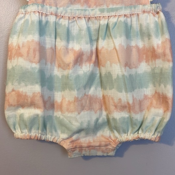 Tommy Bahama Pastel Romper Onesie Overall Tie Dye size 12 months - Picture 3 of 12